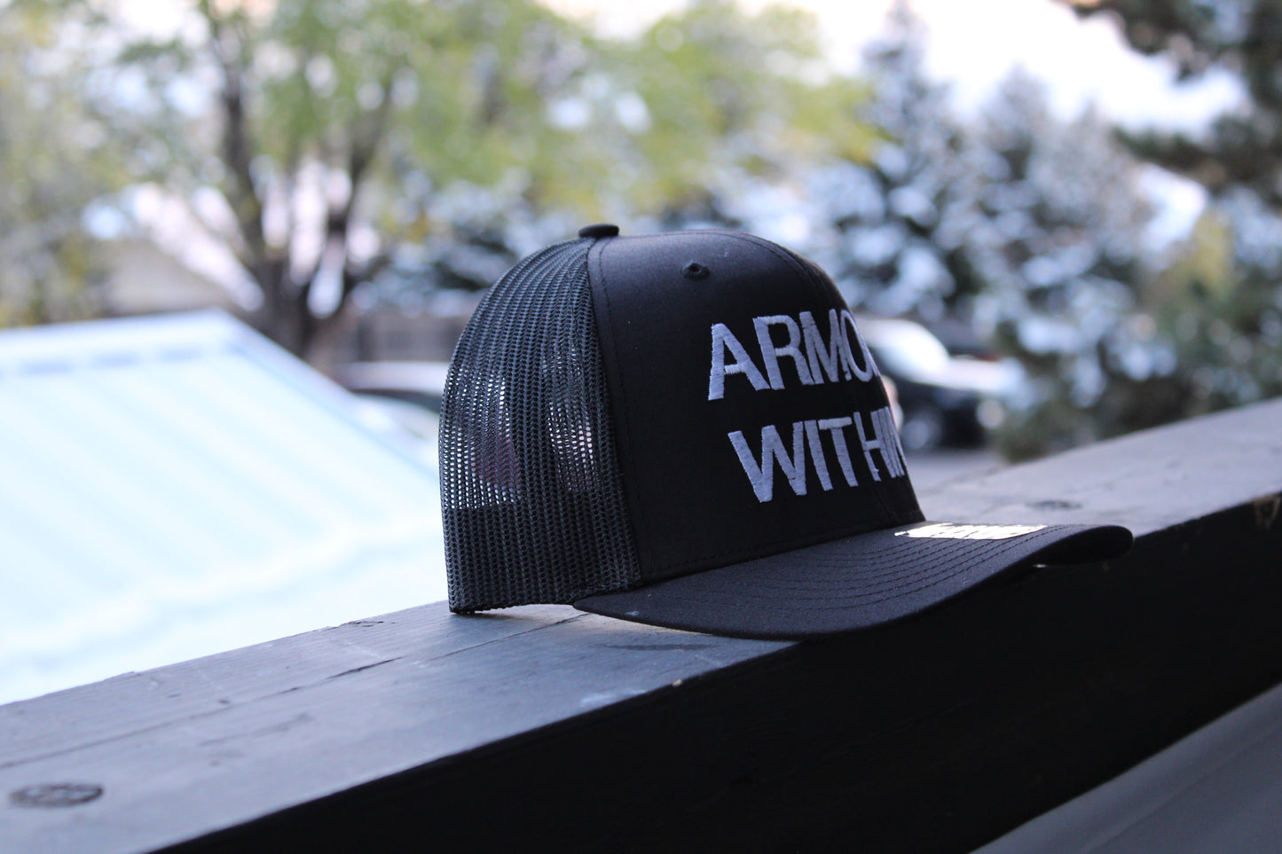 ARMOR WITHIN - Black Trucker Hat