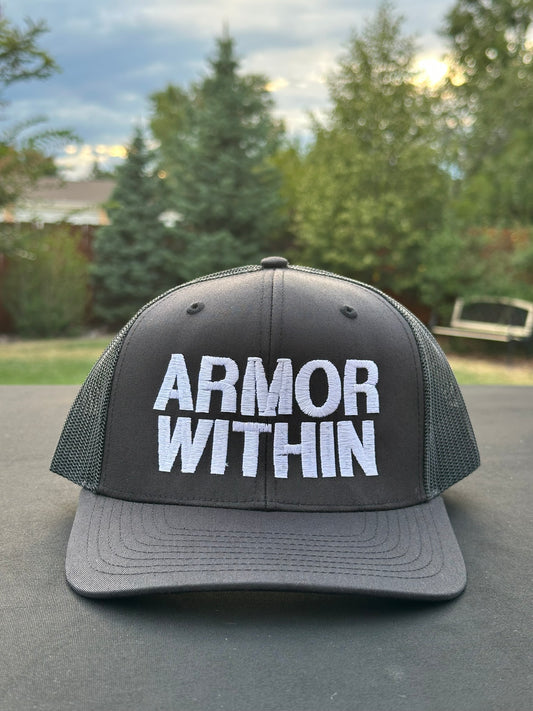 ARMOR WITHIN - Black Trucker Hat