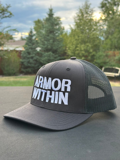 ARMOR WITHIN - Black Trucker Hat