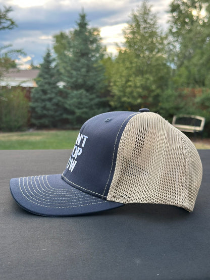 DON’T STOP NOW - Black Trucker Hat